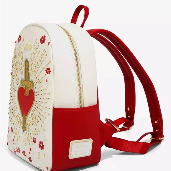 Loungefly Disney Snow White and the Seven Dwarves Heart Box Mini Backpack NWOT - Picture 3 of 16